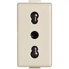 BTICINO - Modulo Enchufe 10-16A 2P+T 250V Marfil Matix