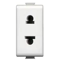 BTICINO - Módulo Enchufe Hembra 16A 2P 127250V Blanco Matix