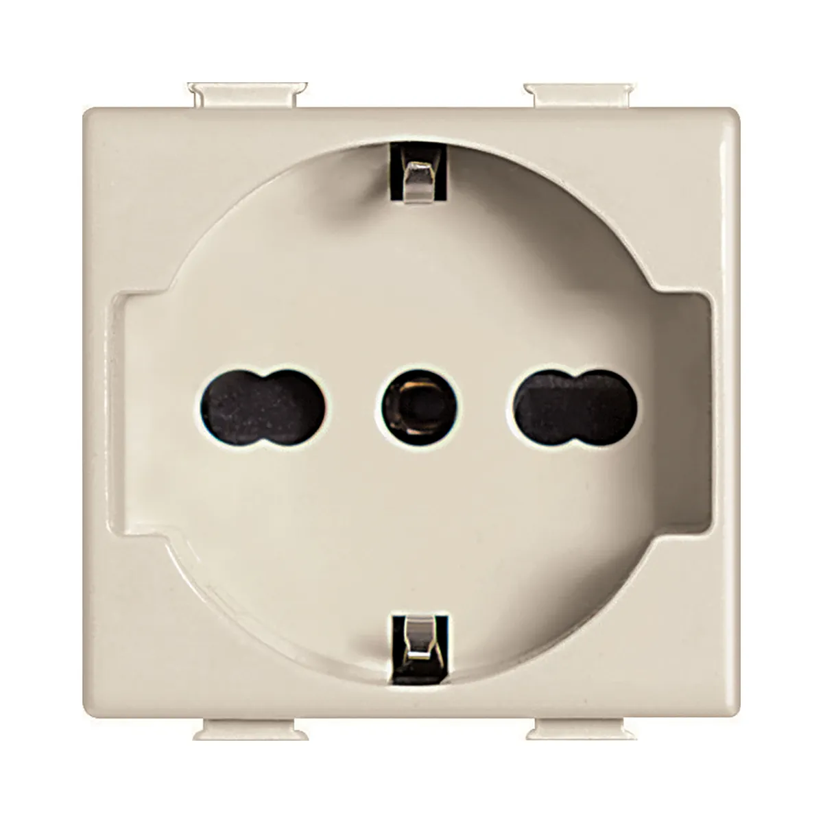 BTICINO - Módulo Enchufe Schuko 10-16A Bticino 2P+T 250V Marfil Matix