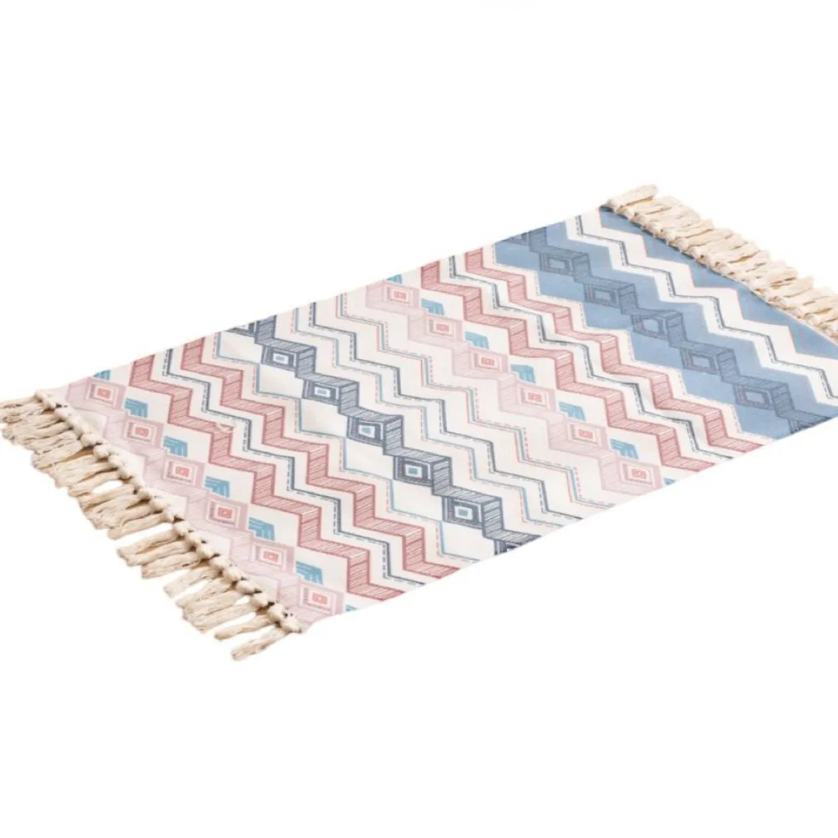 GENERICO - Alfombra de Lino 60x90 cm para Bajada de Cama Decorativa 4n04