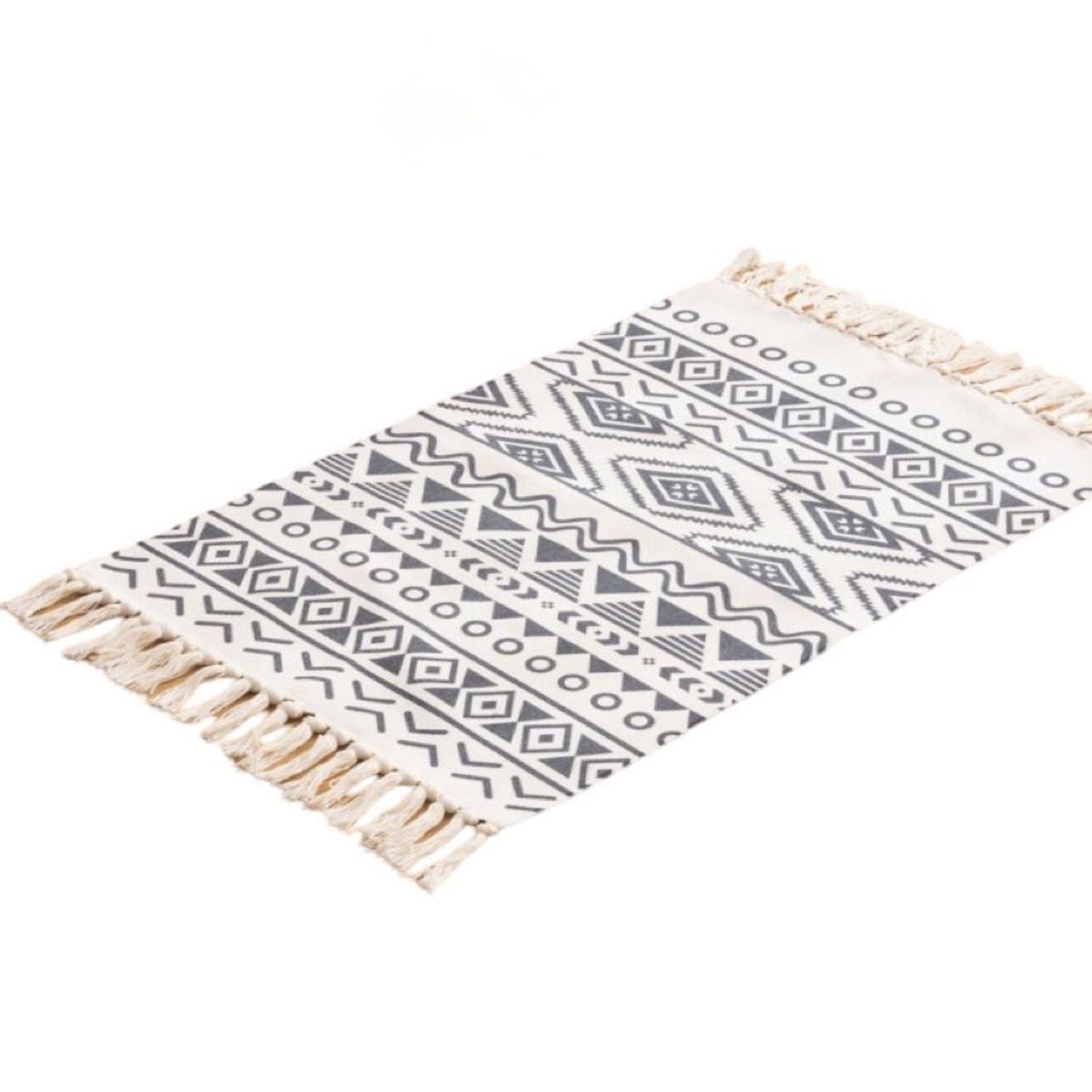 GENERICO - Alfombra de Lino 60x90 cm para Bajada de Cama Decorativa 4n06