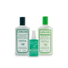 CAPILATIS - Set Ortiga Tratante Shampoo + Enjuague + Locion Ortiga