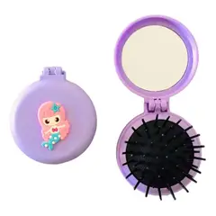 GENERICO - Cepillo Con Espejo De Bolsillo Varios Diseños