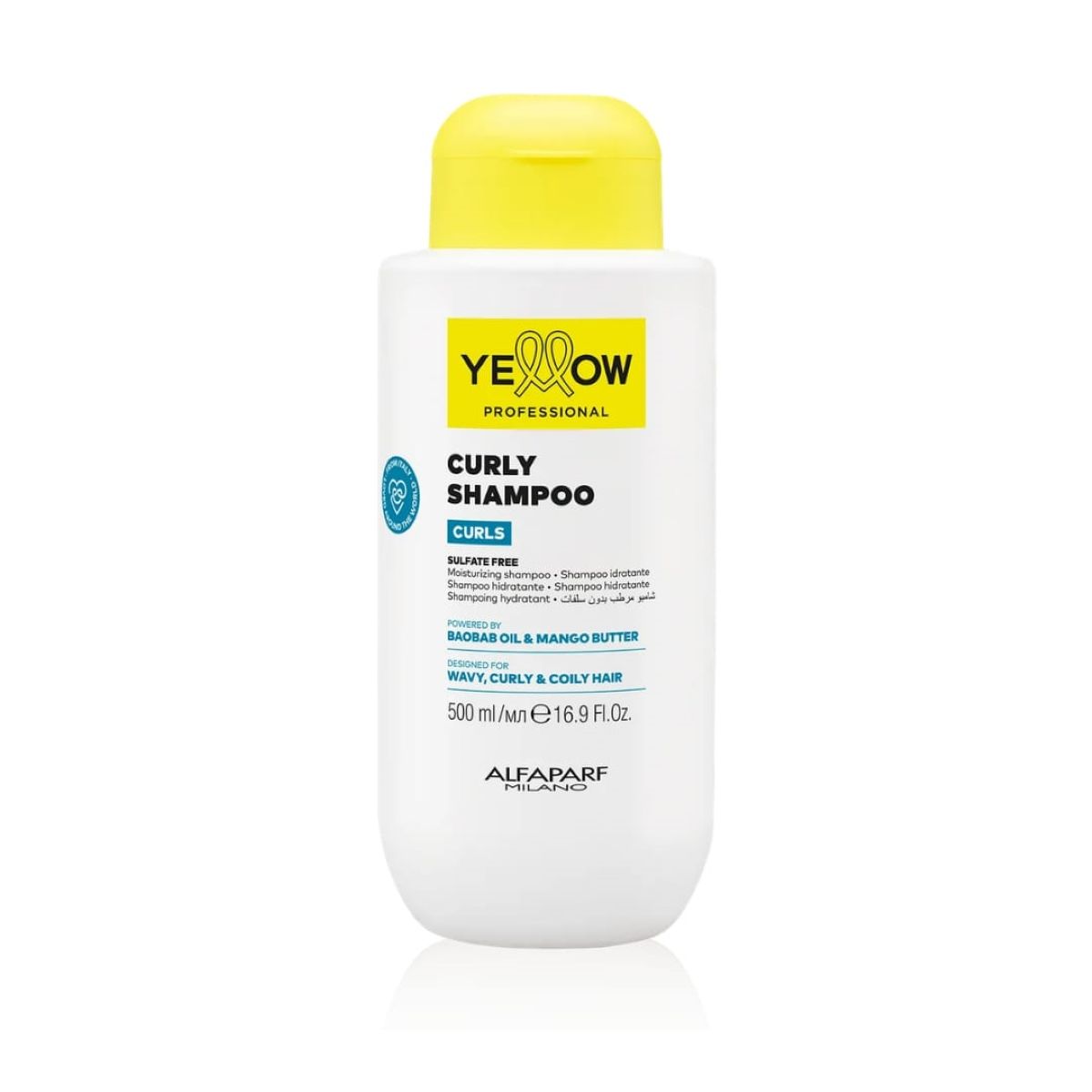 ALFAPARF MILANO - SHAMPOO PARA RIZOS YELLOW CURLS ALFAPARF 500 ML