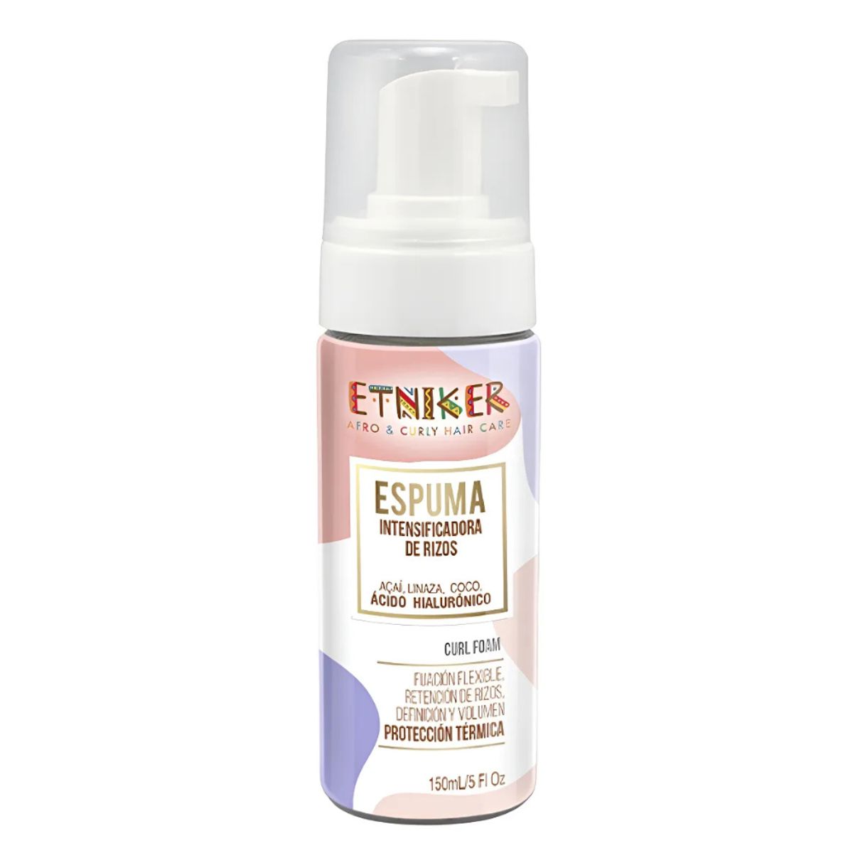 ETNIKER - Espuma Etniker Fijación Flexible Sin Acartonar Anti Frizz