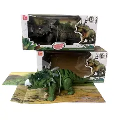 GENERICO - Dinosaurio Robot Triceratops Luz y Sonido Ideal Para Obsequiar