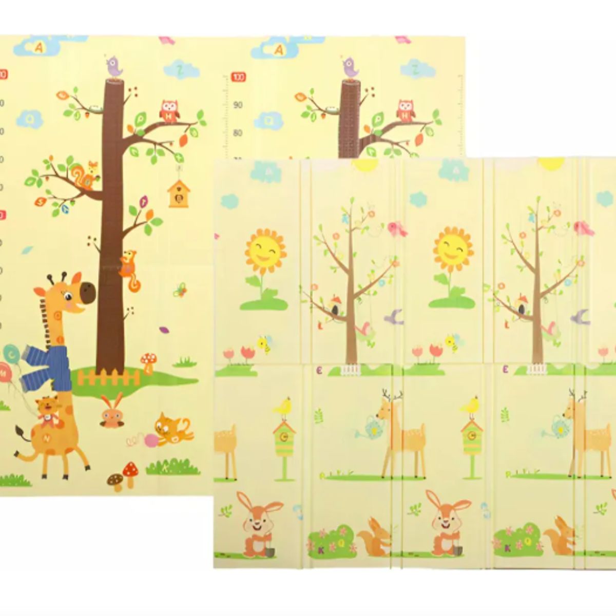GENERICO - Alfombra Antigolpes  Para Niños Bebes Plegable 180*120cm