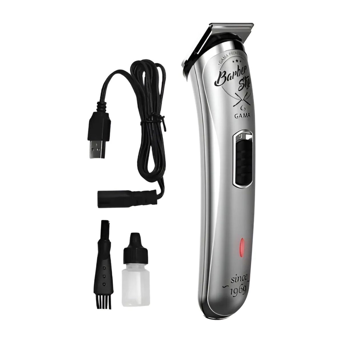 GAMA - Cortapelo Trimmer Gama Gt 527 Barber Style Old School Inalanbrica Usb