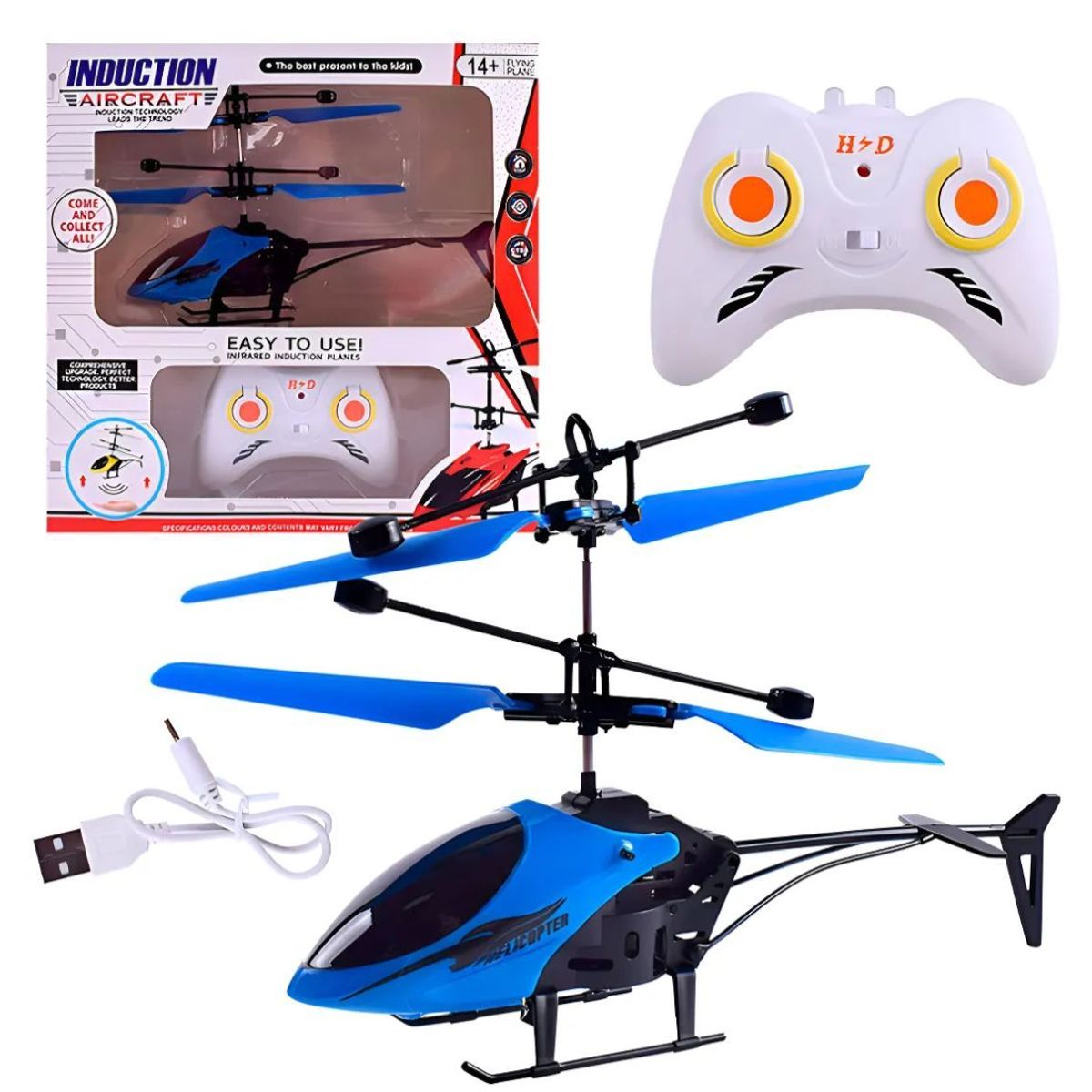 GENERICO - Helicóptero Mini Control Remoto Con Sensor En Mano ideal Para Niños