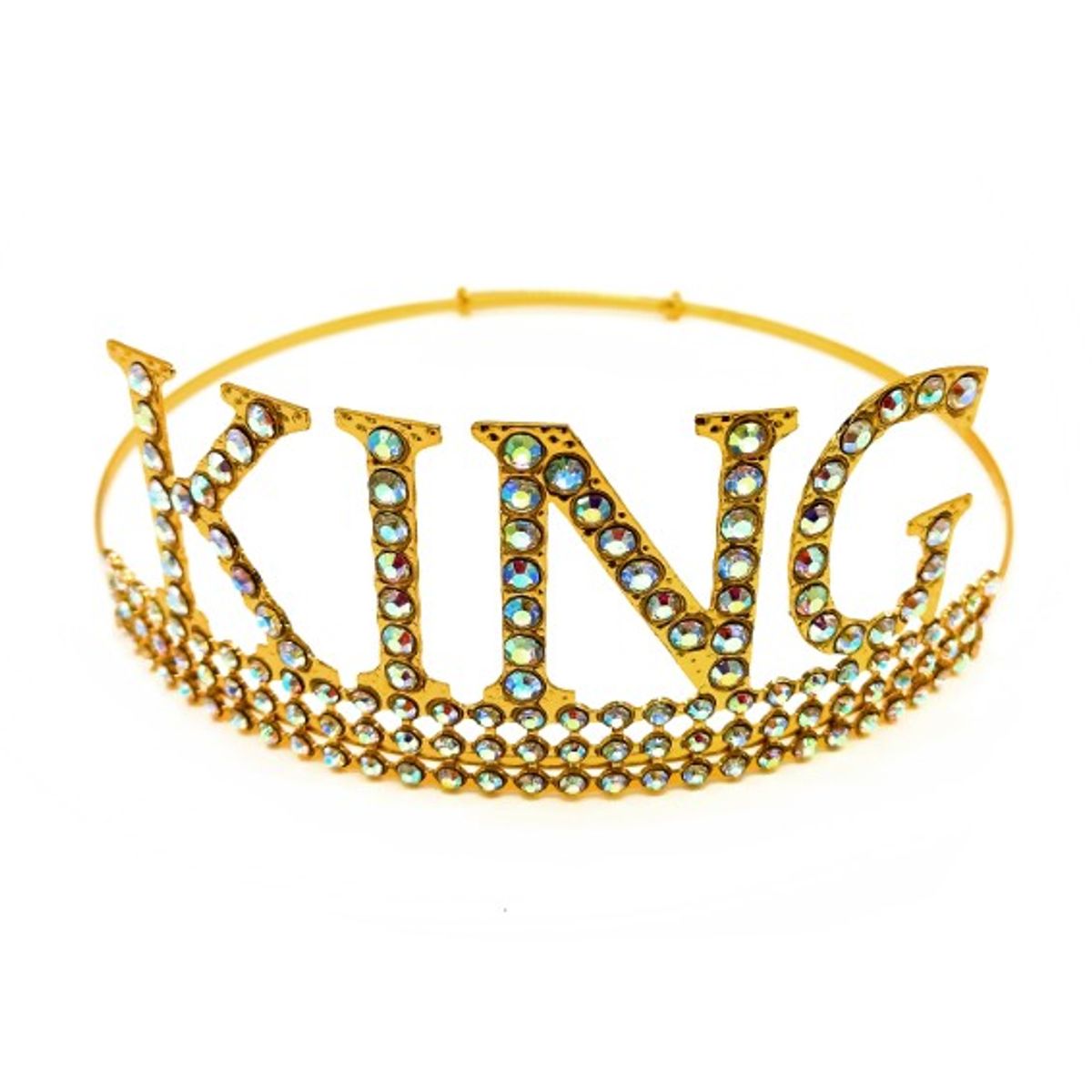 GENERICO - CORONA METALICA KING DORADO X1UNI