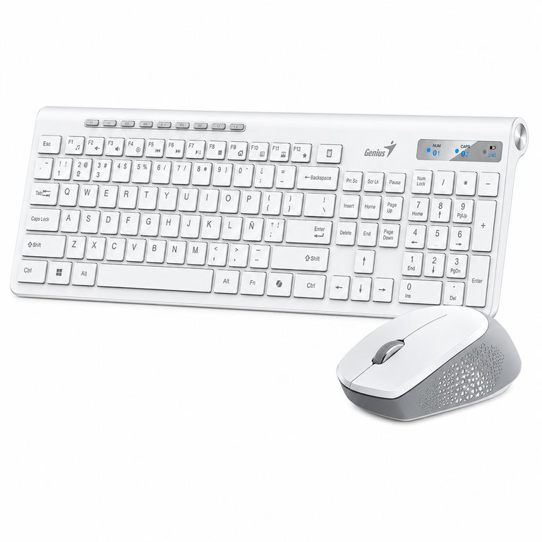 Teclado y Mouse Dual Wireless Bluetooth + USB 2G Copilot AI