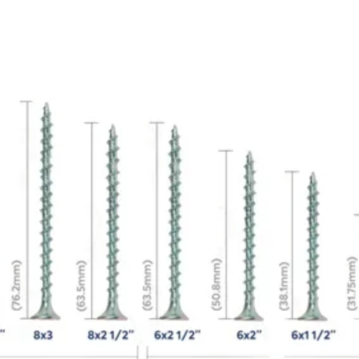 GENERICO - Tornillo Crs 6x1 Zincado 5000 unidades