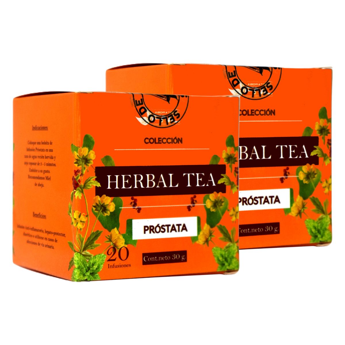 FNL - Infusión Próstata Té Herbal Tea 40 Sobres 60g Fnl