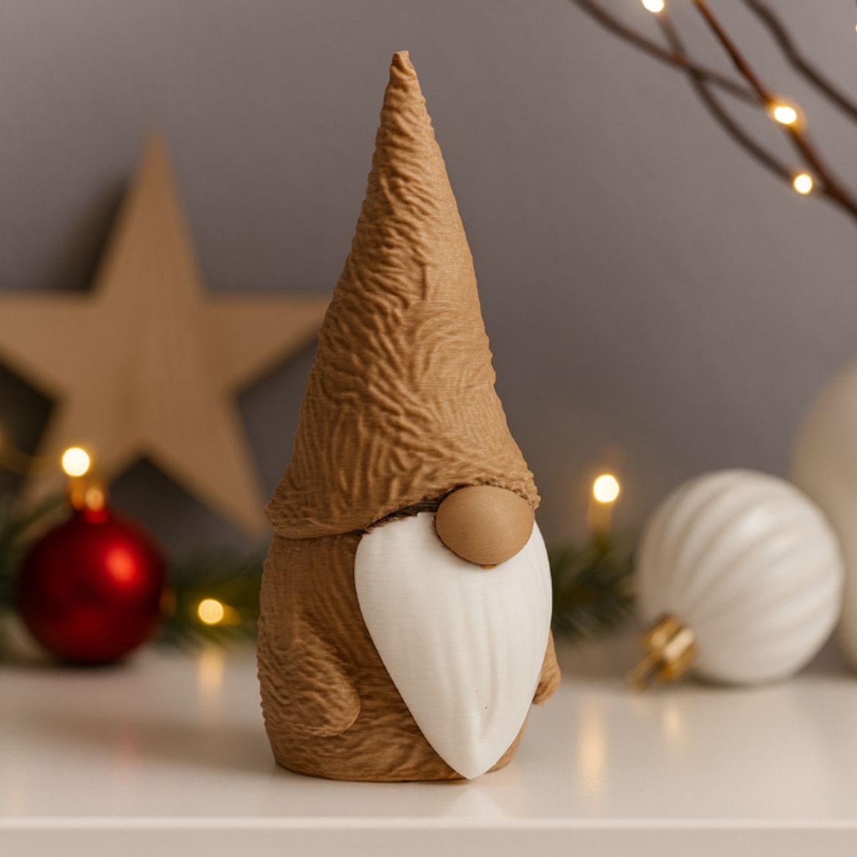 GENERICO - Adorno Navideño- Gnomo Barbón