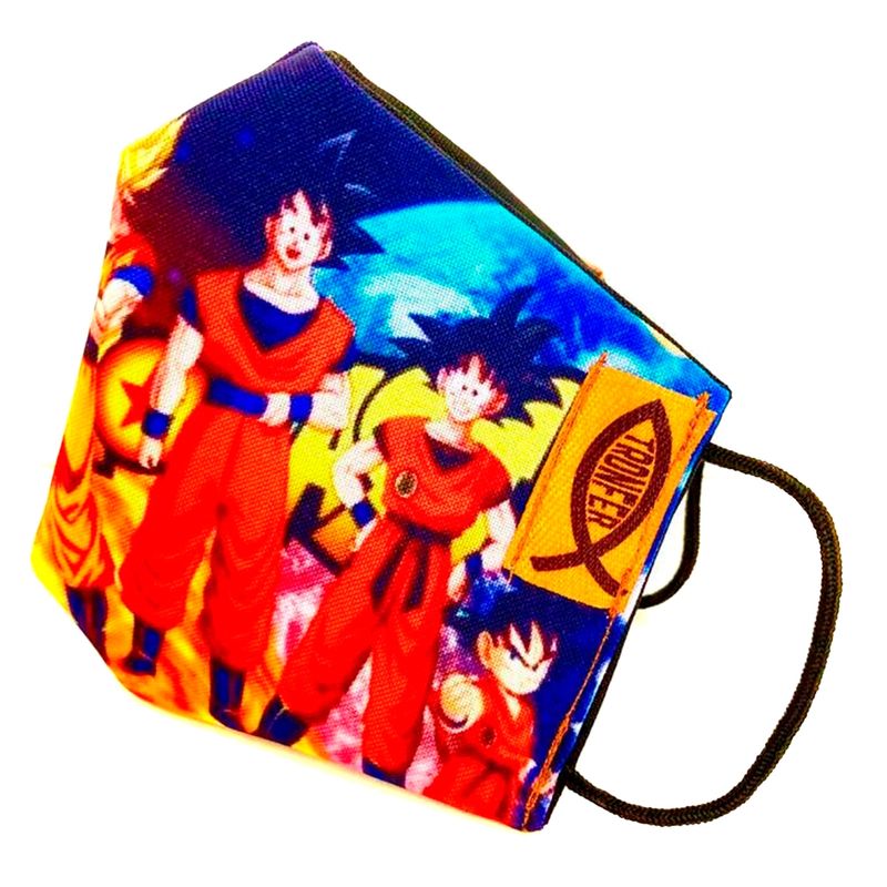 TRONFER - Mascarilla Pack 2 Unds Dragon Ball Niño