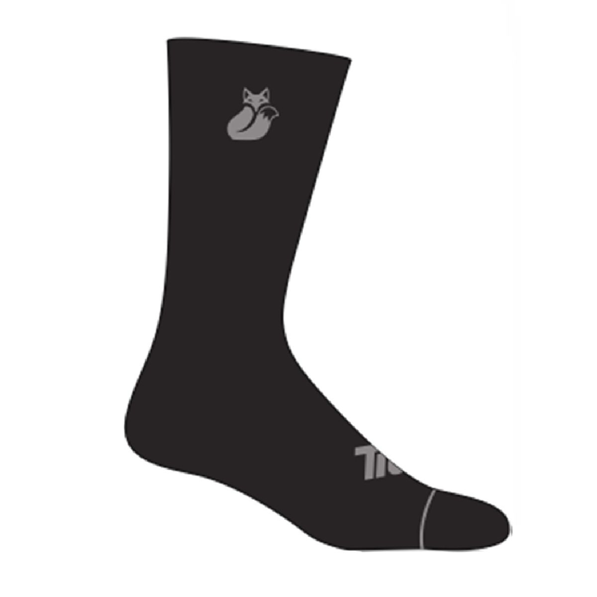 TILKI - Calcetin Tilki Comfort Negro Gris Pack X3 Tenis Padel