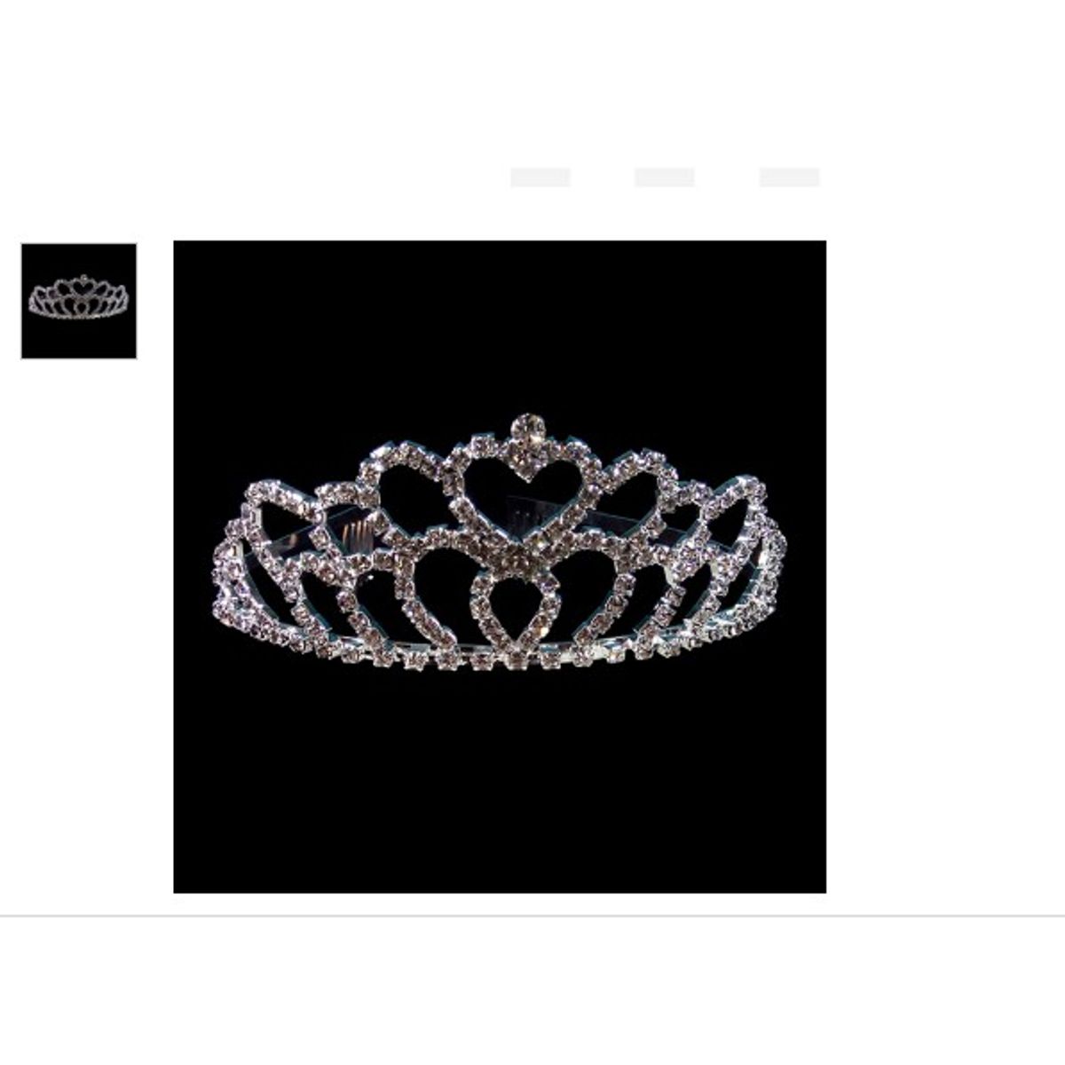 GENERICO - CORONA STRASS GRANDE PEINETA B X1 UNI