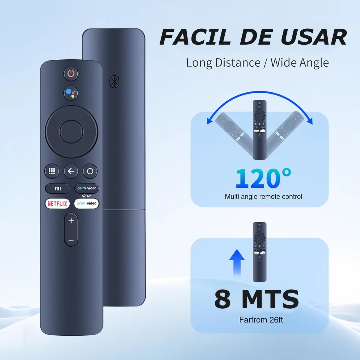 GENERICO - Controles Remotos Para Xiaomi Mi Tvstick TvBox  Busqueda Por Voz