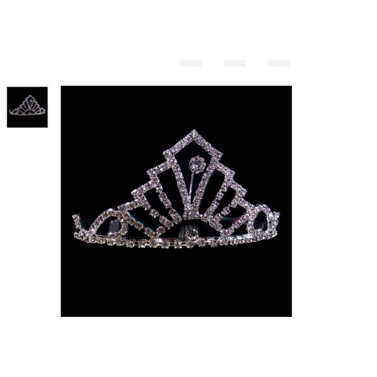 GENERICO - CORONA STRASS GRANDE PEINETA C X1 UNI