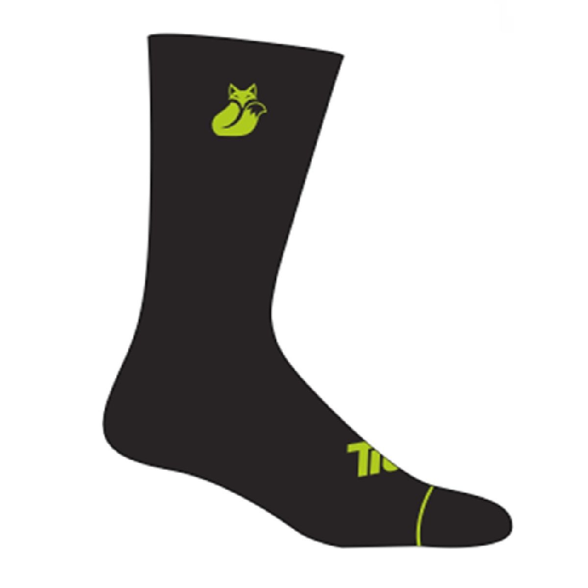 TILKI - Calcetin Tilki Comfort NegroAmarillo Fluor Pack X3 Tenis Padel