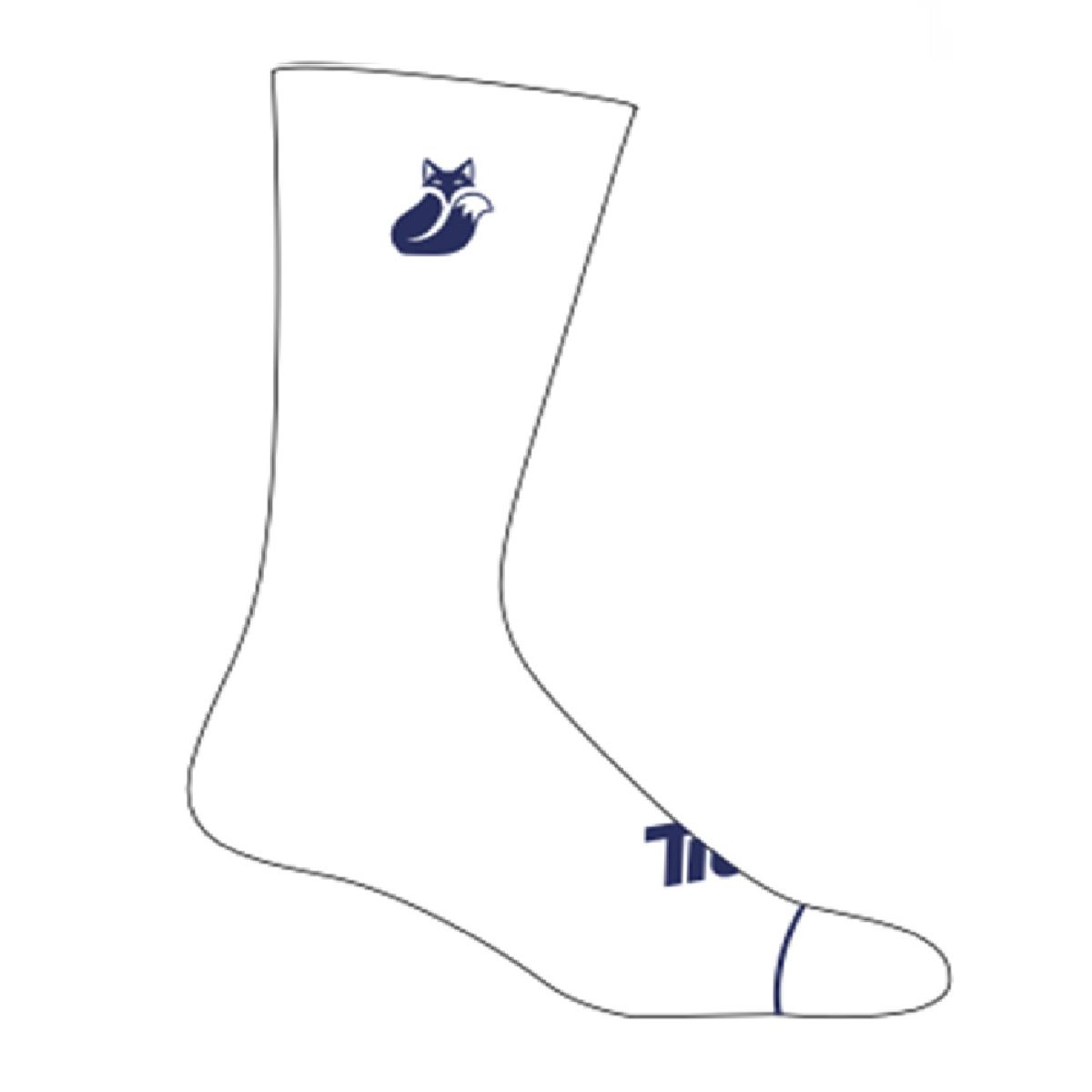 TILKI - Calcetin Tilki Comfort BlancoAzul Pack X3 Tenis Padel