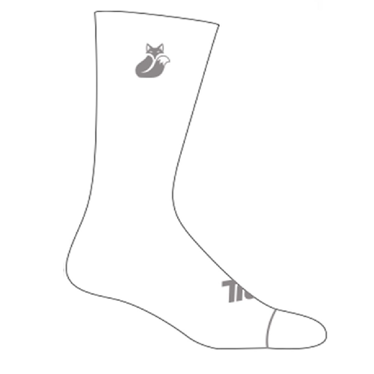 TILKI - Calcetin Tilki Comfort BlancoGris Pack X3 Tenis Padel