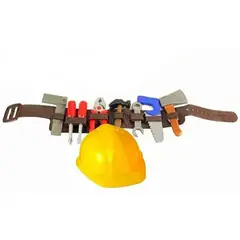GENERICO - Set juguete casco herramientas para niños