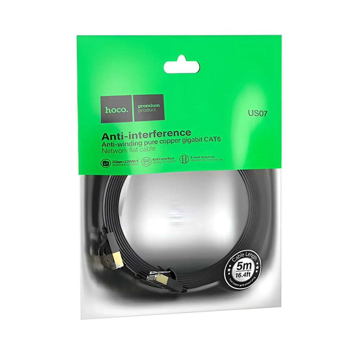 HOCO - Cable De Red Patch Cord Certificado Cat6 3 Mts