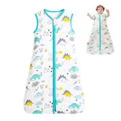 ATURE - Saco De Dormir Sin Mangas Para Bebés Anti-patadas Pijama