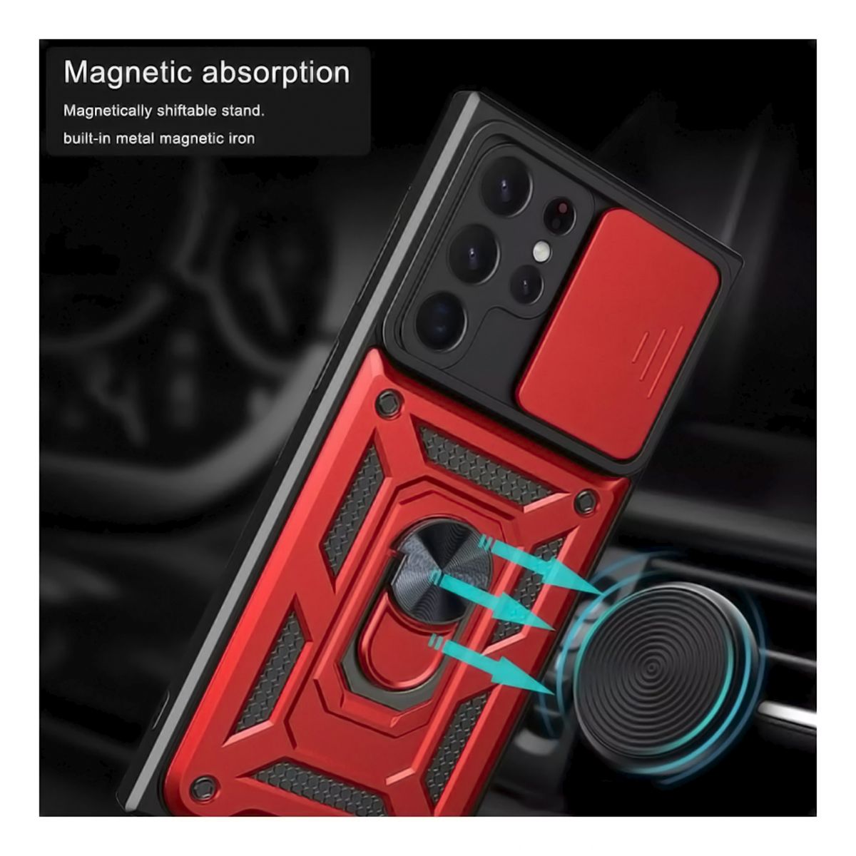 BELKRA - Carcasa Para Samsung S25 Ultra + Lamina Mica Protector