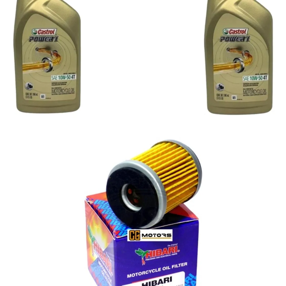 CASTROL - Kit Mantencion Moto Yamaha Xmax 300  2l Full + Filtro