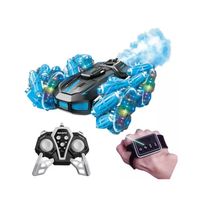 Auto Loco Control Remoto Giro 360 Con Luces Sonido ideal Para Niños