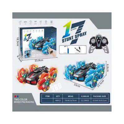 Imagen 2 del producto Auto Loco Control Remoto Giro 360 Con Luces Sonido ideal Para Niños