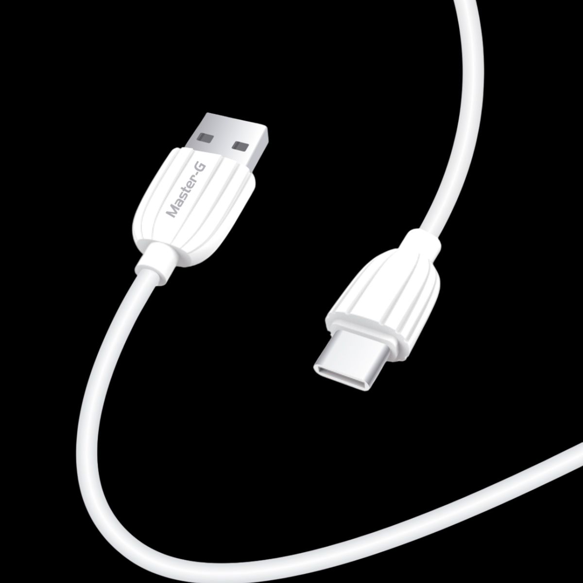 MASTER G - CABLE DATO CABLE USB DE CARGA USB-AUSB-C 21AMP1M USB20 BLANCO MASTER-G MGCATC