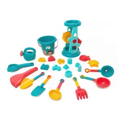 ATURE - 18 Pie Juego De Juguetes De Playa Con Palas Y Moldes Para Ni