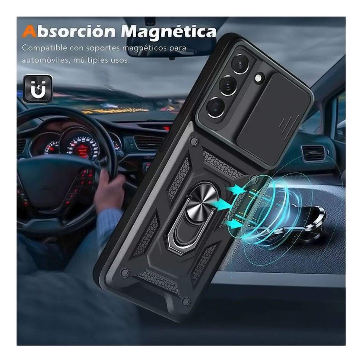 BELKRA - Carcasa Para Samsung S25 + Lamina Mica Protector