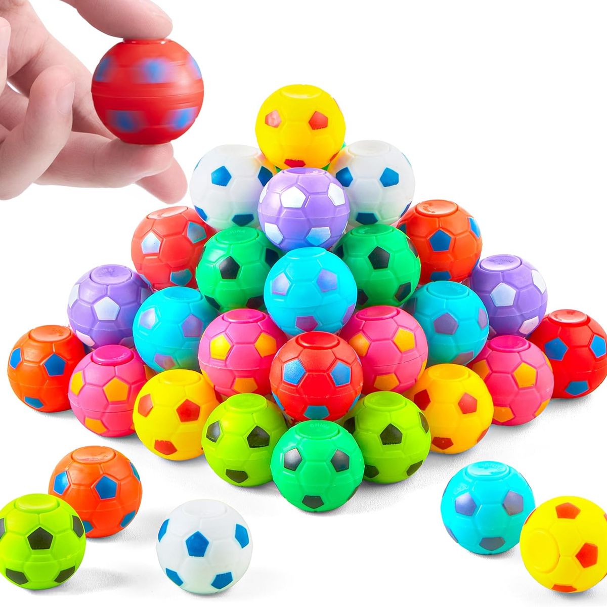 GENERICO - 36 Pelotas De Estrés Para Dedos De Fútbol Regalos Para Niños