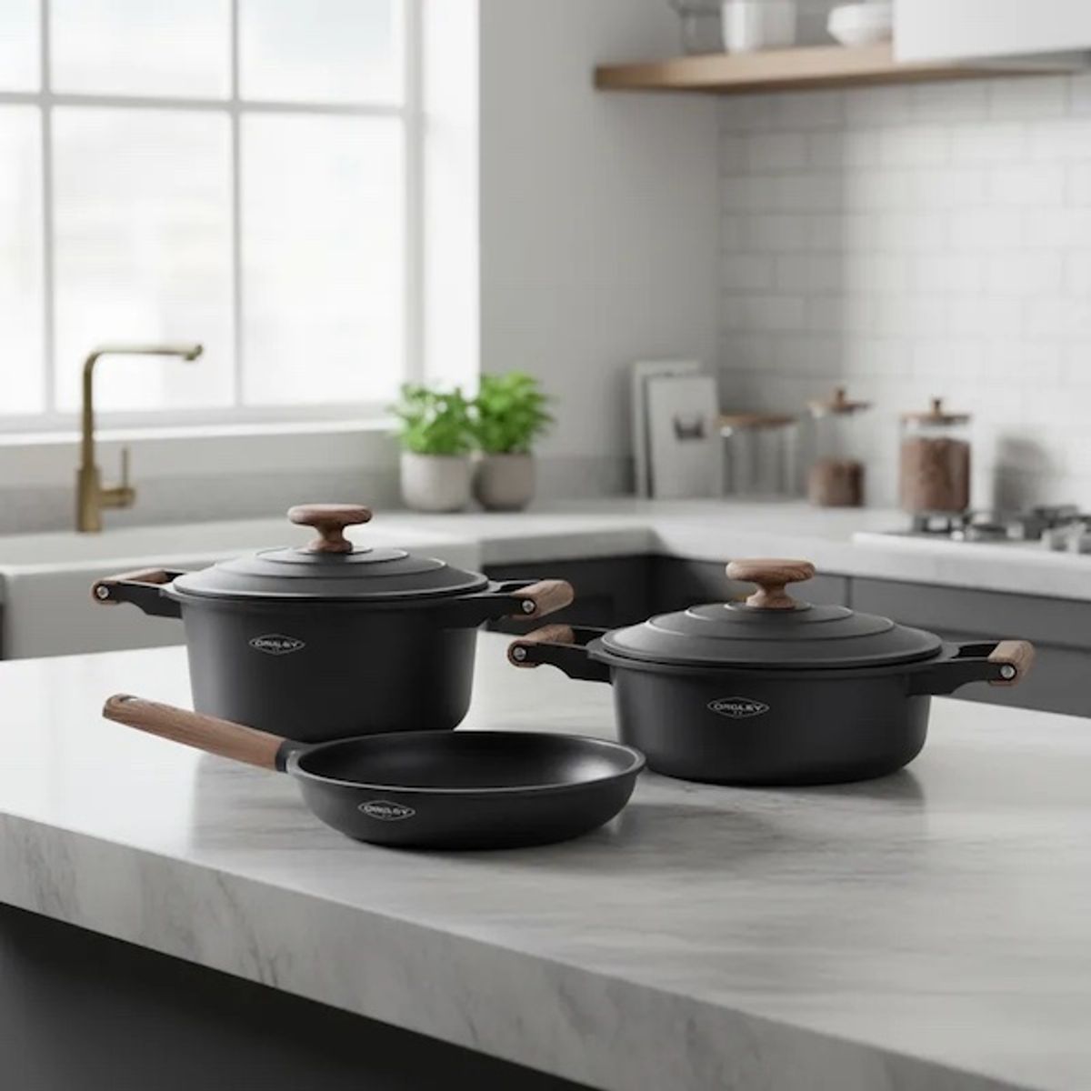 OROLEY - Batería de cocina 5 piezas