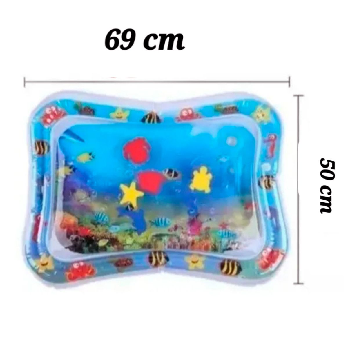 GENERICO - Alfombra De Agua Inflable Sensorial Montessori Bebés Azul