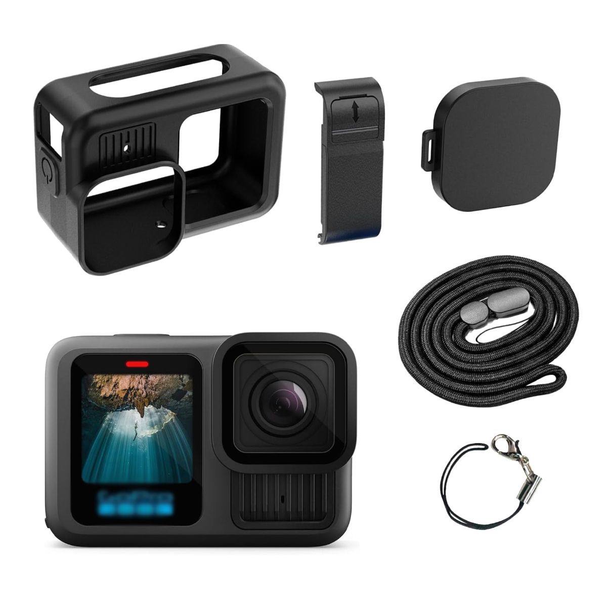 ATURE - Para Gopro 13 / 12 / 11 / 10 / 9 Silicona Kit De Protección