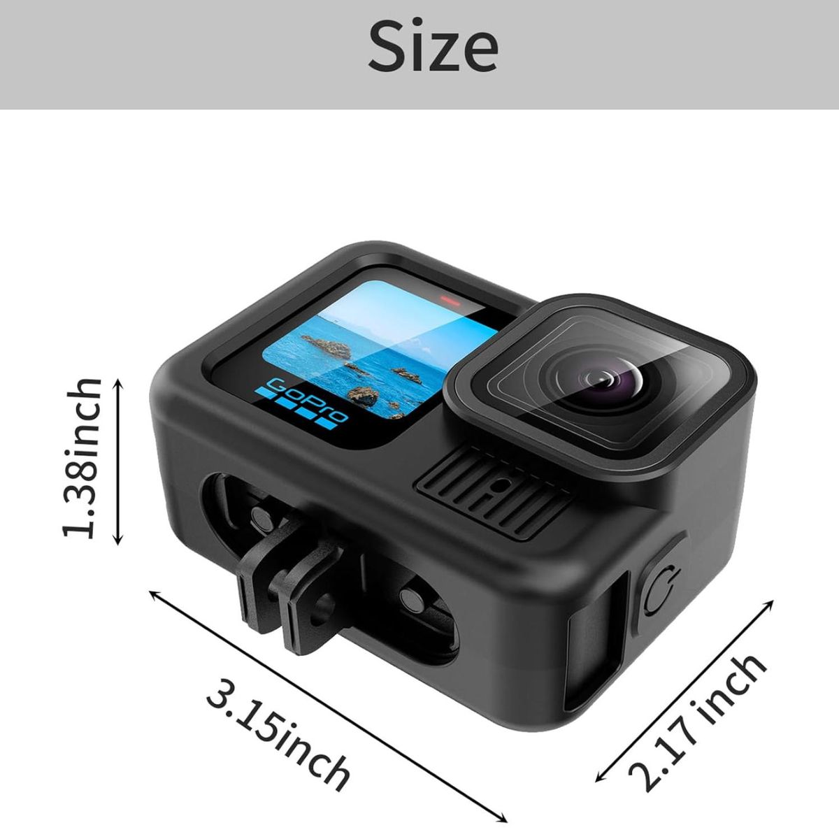 ATURE - Para Gopro 13 / 12 / 11 / 10 / 9 Silicona Kit De Protección