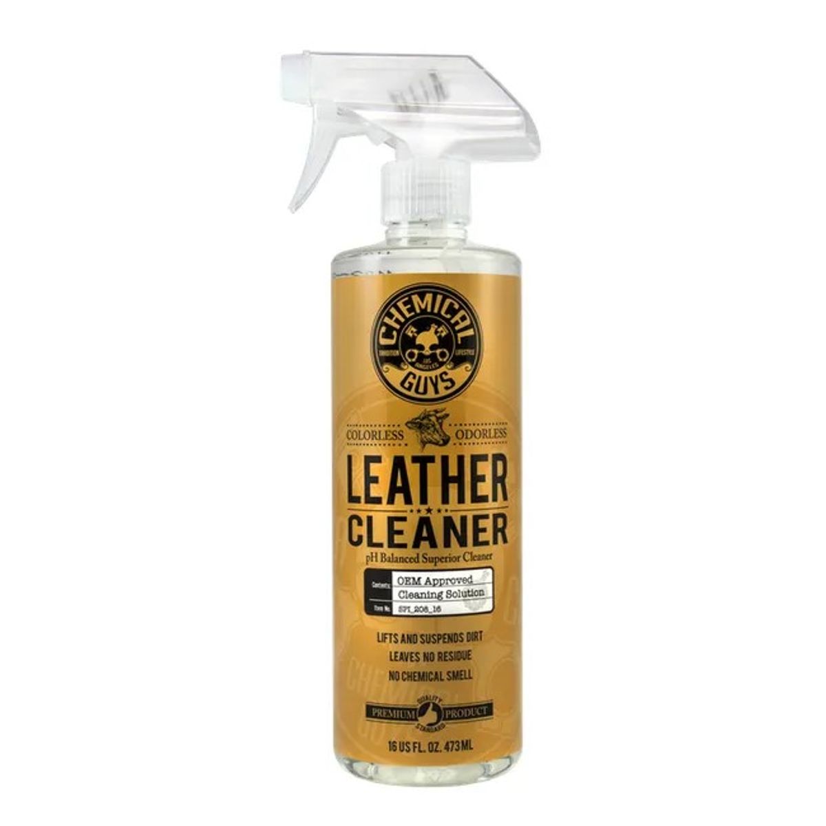 CHEMICAL GUYS - Limpiador de Cueros Chemical Guys Leather Clean - 473 ml