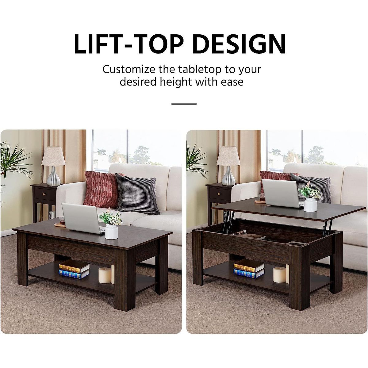 EDWINAYY - Estructura De Cama Con Escritorio