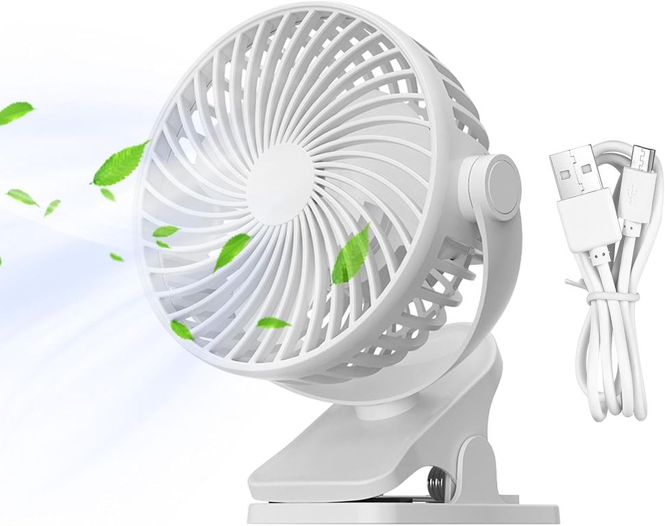 GENERICO 3 Modes Ventilador Portatil USB Con Clip Multiusos