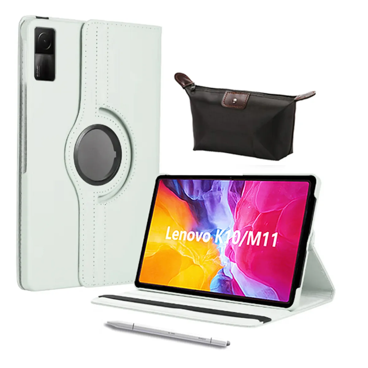 LENOVO - Tablet Lenovo M11 K10 8GB+128GB 11" Full HD IPS (Wi-Fi)  + Case Blanco + Lápiz