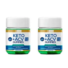 KETO PLUS - 120 Gomitas Vinagre De Manzana Quema Grasa Sin Azúcar