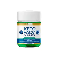 KETO PLUS - 60 Gomitas De Vinagre de Manzana Quemador de Grasa con Magnesio y Zinc Sin Azucar