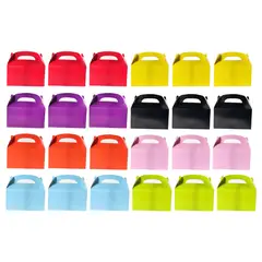 KINDA NICE - Set De 24 Cajas Multicolor Para Caramelos Y Tartas