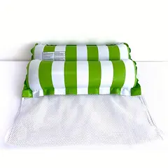 GENERICO - Hamaca flotante rayada Ideal para piscina y playa-verde