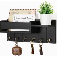 Portallaves Organizador Perchero Repisa Moderno De Pared